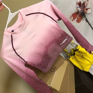 Gymshark ombré crop top